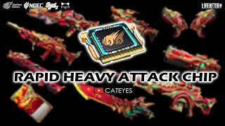 💥LIFEAFTER New Chip Rapid Heavy Attack is too OP for Riflemen❓Is it Good for Death High ❓#Review