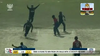 #Lowest score in odi history #cricket.       Nepal bondles out USA of 35 || NEPAL VS USA Highlight