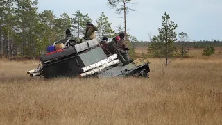 How we harvest cranberries in Siberia