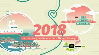 2018 haben wir mit euch die Welt bewegt - DANKE!