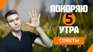 Встаю в 5 утра! Реальный опыт! Новая привычка! Как научиться вставать в 5 утра?! #тот1процент