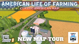 "American Life of Farming" New Mod Map Tour in Farming Simulator 19