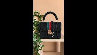 Мастер-класс "Сумка Gucci". Вязание крючком. Промо.