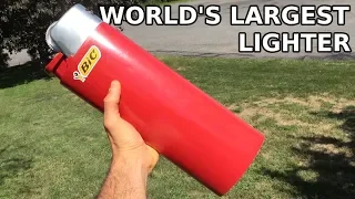 World's Largest Bic Lighter !!