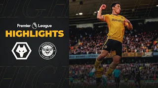 Diego Costa scores first Wolves goal! | Wolves 2-0 Brentford | Highlights