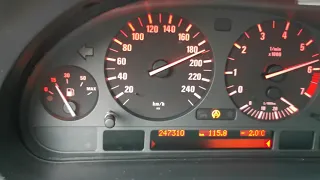 BMW e39 528i Acceleration 100-200