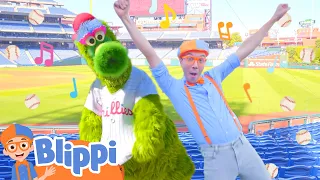 Blippi's TAKE ME OUT TO THE BALLGAME Music Video! | Blippi Wonders Educational Videos for Kids