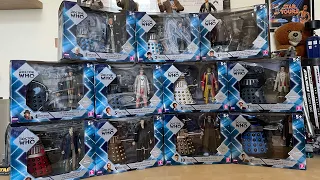 Doctor Who Toys R Us Exclusive 2013 Dalek 50th Anniversary figure sets overview 11 Doctors