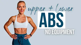 25 Minute Abs Workout At Home || Lower Abs & Upper Abs || No Equipment