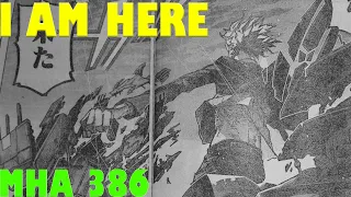 MY HERO ACADEMIA Chapter 386 SPOILERS LEAKS RAW SCANS - ALL MIGHT RETURNS TO FIGHT AFO