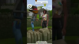 Как оживить пугало в The Sims 4 #shorts