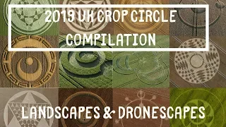 2019 UK Crop Circle Drone Compilation [4K]