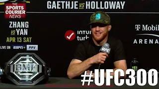 UFC 300: Justin Gaethje on Fighting Max Holloway, BMF Title