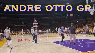 📺 Iguodala, Otto Porter & Gary Payton Jr at Warriors morning shootaround b4 LA Lakers Opening Night