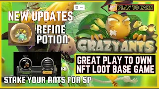 Crazy Ants NFT NEW update Best Play to Own Game