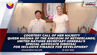 Courtesy Call of Queen Máxima of the Netherlands, UNSGSA for Inclusive Finance for Development