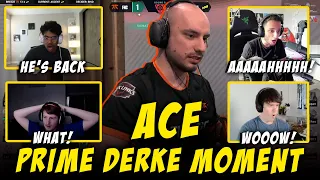 FNC Derke ACE Against NAVI Reacted By Pros/Streamers