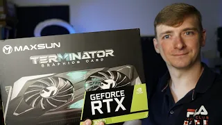 Maxsun RTX 3060 Terminator . Видеокарта с Алиэкспресс