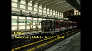 Linka A Nemocnice Motol - Depo Hostivař 4K