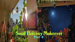 #Garden_decor |Small Balcony Makeover part-2| |Entrance decoration| |Tiny Balcony Tour|