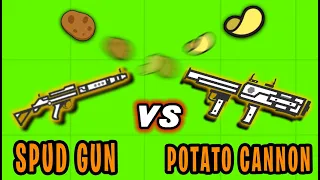 SPUD GUN VS POTATO CANNON! | Surviv.io Potato Update Highlights & Funny Moments