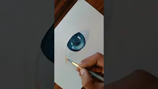 EYE DRAWING | WATER COLOR | #shorts