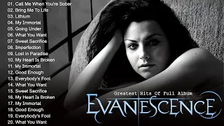 Best Songs Evanescence Full Album 2023   Evanescence Greatest Hits Collections Of All Time