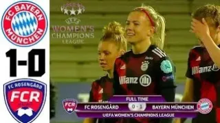 Rosengard 0-1 Bayern München 22' Minutes Lea Schüller