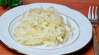 Маринованный лук - быстро и вкусно! Беру ЛУК и готовлю Потрясающий салат!