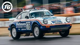 Hillclimbing a priceless Porsche 953 Paris-Dakar in the wet | Top Gear