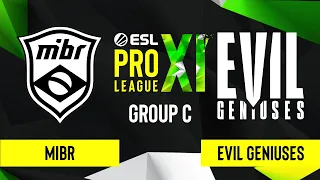 CS:GO - Evil Geniuses vs. MIBR [Dust2] Map 2 - ESL Pro League Season 11 - Group C