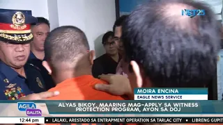 Alyas Bikoy, maaring mag-apply sa witness protection program, ayon sa DOJ