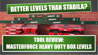 Why Masterforce Levels are Better Than Stabilas- Tool Review