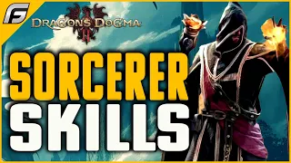 Dragon's Dogma 2 SORCERER SKILLS Gameplay | All Weapon and Core Skills, Augments (Advanced Class)
