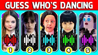 Who Dances Better? Wednesday Dance Edition 🖤💃 Salish Matter, Diana, Like Nastya, Skibidi, Sonic