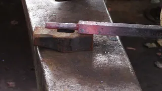 Blacksmithing - Getting Started: Making the Monkey Tool for forged tenons. CBA Level I