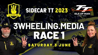 3 Wheeling TT 2023 - 3WHEELING.media Sidecar Race 1 - Saturday 3 June