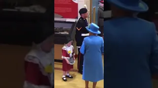 Girl Gets Hit By Soldier After Meeting The Queen!