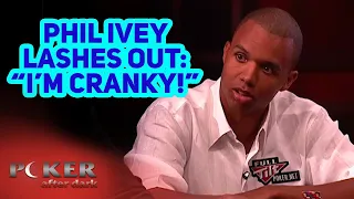 Phil Ivey Gets Very Annoyed at Phil Hellmuth