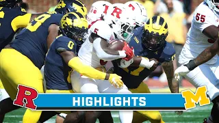 Rutgers at Michigan | Highlights | Big Ten Football | Sept. 23, 2023