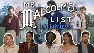 The Cast 'Mr. Malcolm's List' Shed Light on Modern Love in a Romantic Era