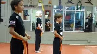 Kajukenbo Kids Belt Test (Part 1)