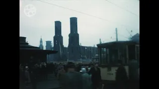 1962 - Dresden - DDR - Busfahrt - West-Berlin - Bus trip - 1960s - GDR - Germany - 8mm - 1960er