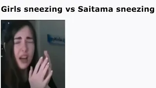 Saitama sneezing / Сайтама, будь здоров