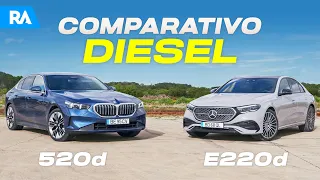 COMPRAR UM DIESEL? Comparativo BMW 520d e Mercedes E 220d