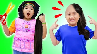 Annie Pretend Play with Kids Hair Salon w/Suri and Grandma