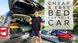 CHEAP & EASY BED FOR YOUR CAR OR SUV | LIVING IN YOUR CAR/SUV