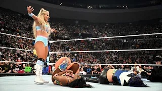 Tiffany Stratton Attacks Bayley & Naomi After Nia Jax on WWE SmackDown (Apr. 26, 2024)