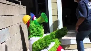 The Phillie Phanatic Works with Habitat!