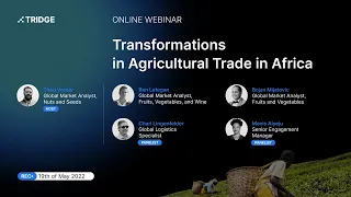 [Tridge Webinar] Transformations in Agricultural Trade in Africa